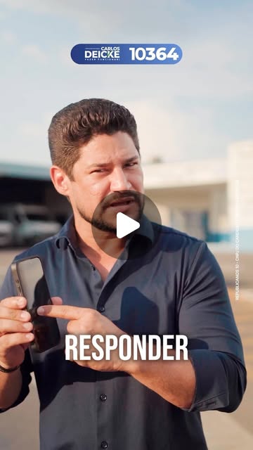 Carlos Deicke apresenta a proposta de saúde na palma da mão