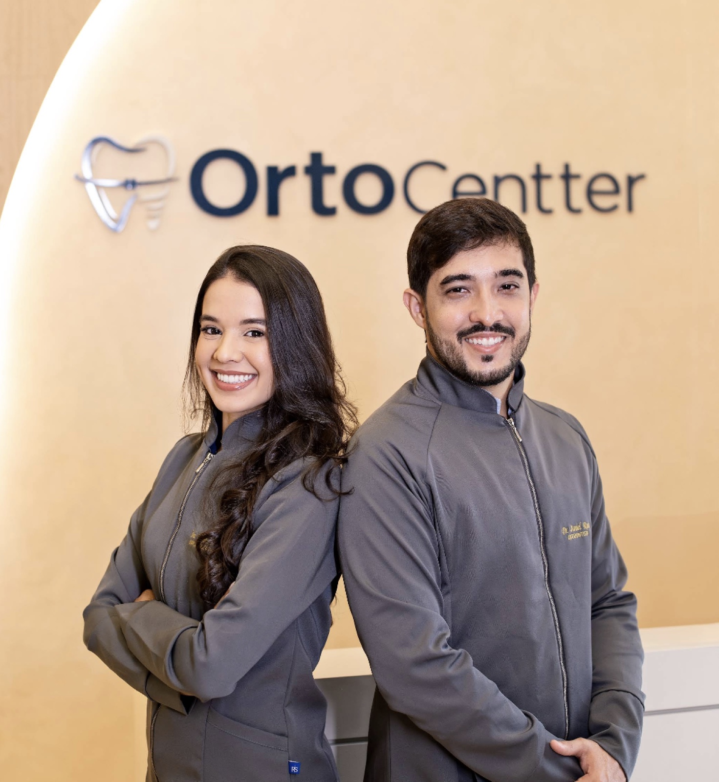 Dra. Tayane Soares e Dr. Daniel Rosa na OrtoCentter